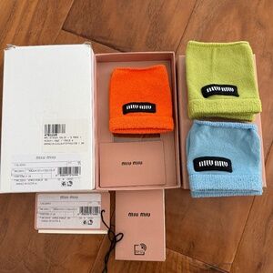 BRAND NEW 3-Pairs of MIU MIU socks